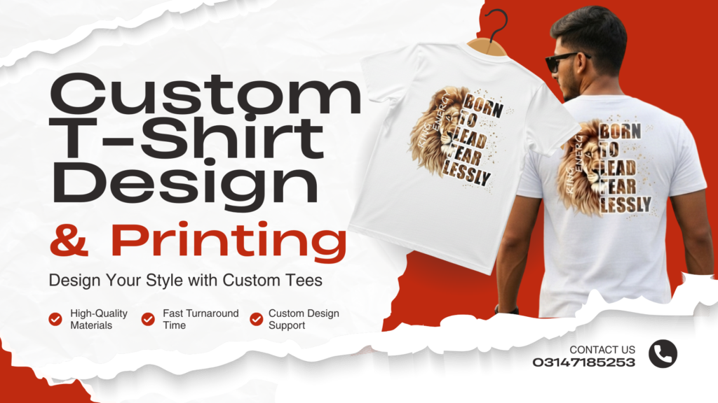 custom t-shirt banner