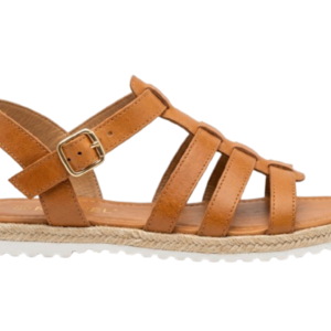 Women’s Strappy Flat Sandals – Rachel Tan Leather Style